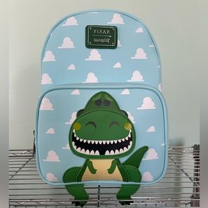 NWT Loungefly Toy Story Rex Roar Mini Backpack